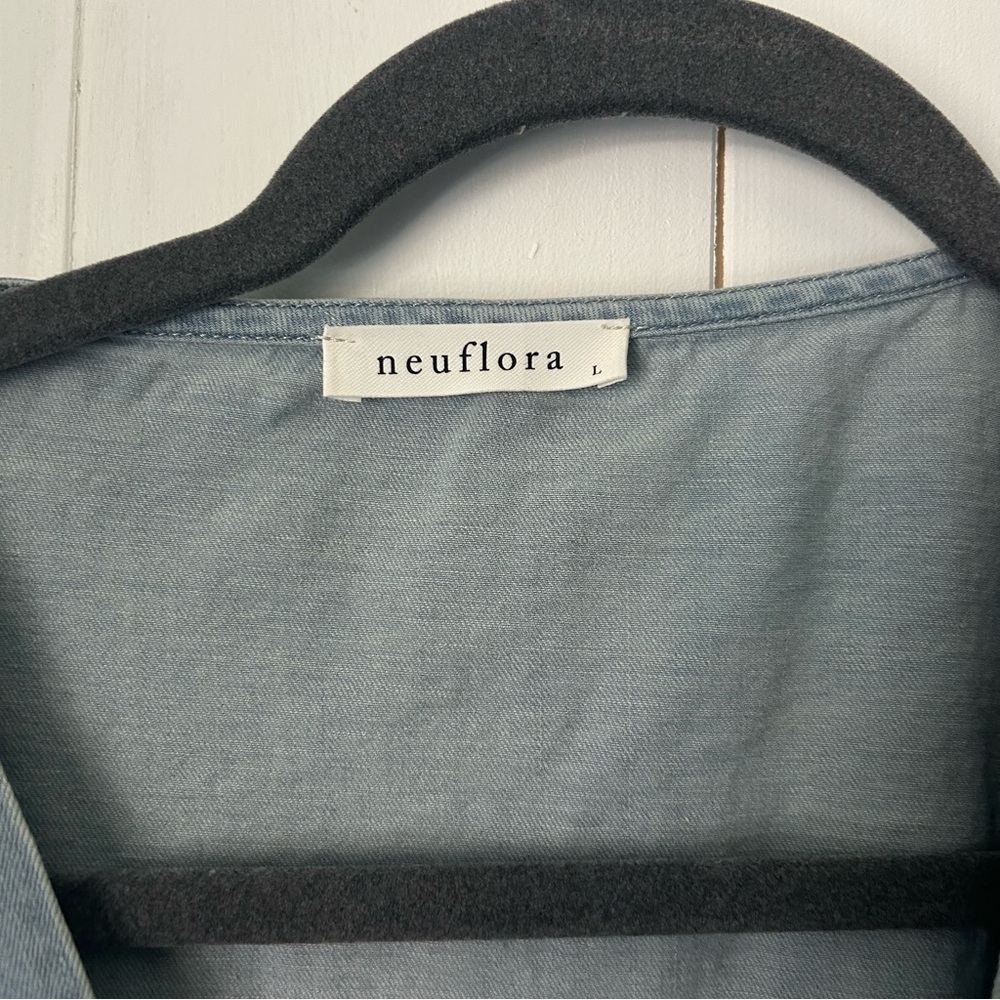 Port Augusta Dress - Chambray Dress with Pockets - Picture 6 of 8